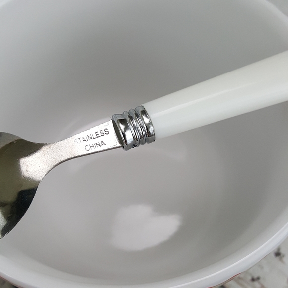 Corn Flakes Cereal Bowl And Matching Spoon - Picture 5 of 15